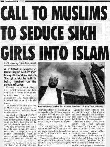 Seduce the Sikhs